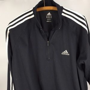 Adidas 1/4 Zip Long Sleeve Shirt XL